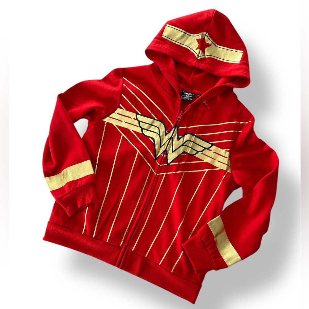 Kids • Wonder Woman Hoodie • Red and Gold